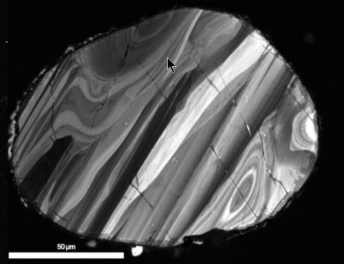 Observing defects in rocks with cathodoluminescence